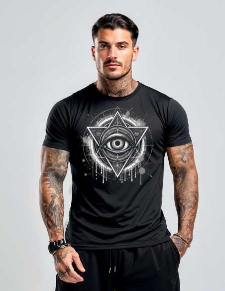 Camiseta Dry Fit UV 50+ Proteção do Olho Grego