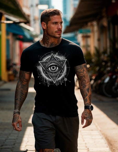 Camiseta Dry Fit UV 50+ Proteção do Olho Grego