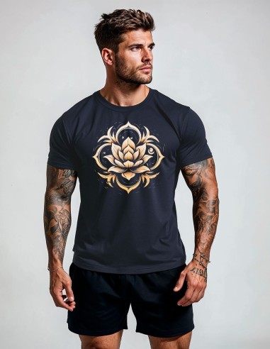 Camiseta Dry Fit UV 50+ Flor de Lótus...