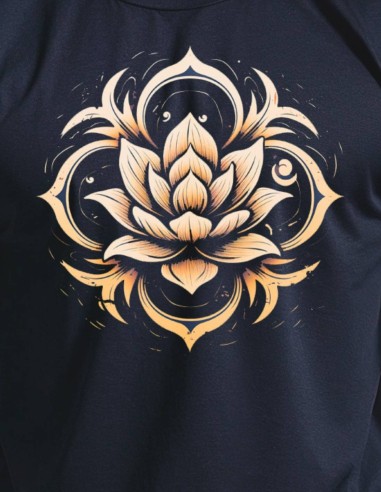 Camiseta Dry Fit UV 50+ Flor de Lótus...