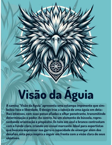 Camiseta Dry Fit UV 50+ Visão da Águia