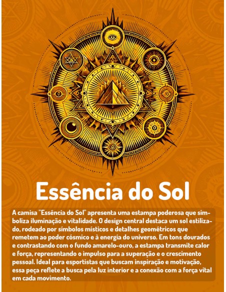 Camiseta Dry Fit UV 50+ Essência do Sol