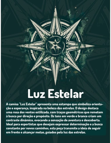 Camiseta Dry Fit UV 50+ Luz Estelar