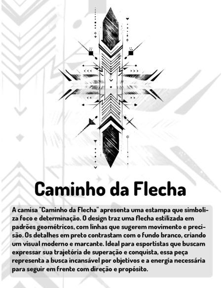 Camiseta Dry Fit UV 50+ Caminho da Flecha