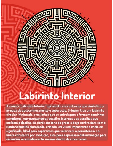 Camiseta Dry Fit UV 50+ Labirinto...