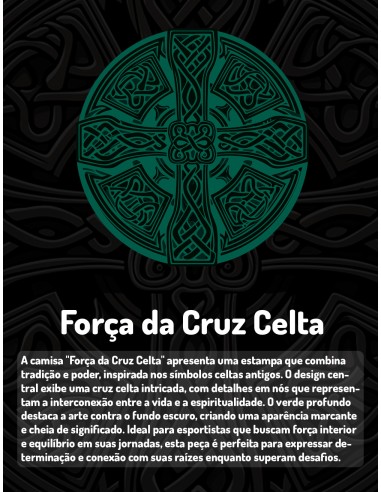 Camiseta Dry Fit UV 50+ Força da Cruz...