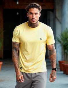 Camiseta Dry Fit UV 50+ Amarelo Baunilha 2