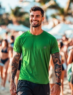 Camiseta Dry Fit UV 50+ Verde Floresta 2