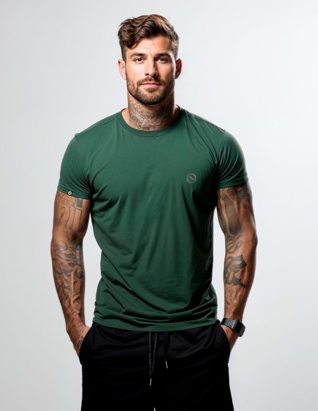 Camiseta Dry Fit UV 50+ Verde Militar