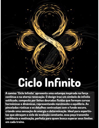 Camiseta Dry Fit UV 50+ Ciclo Infinito