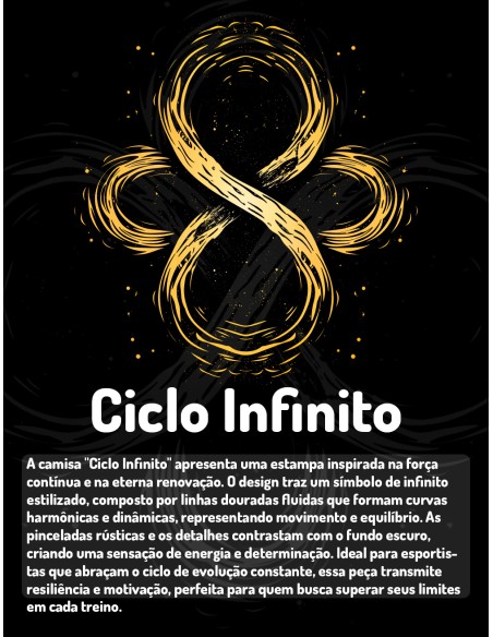 Camiseta Dry Fit UV 50+ Ciclo Infinito