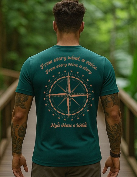 Camiseta Dry Fit UV 50+ Nga Hau e Wha