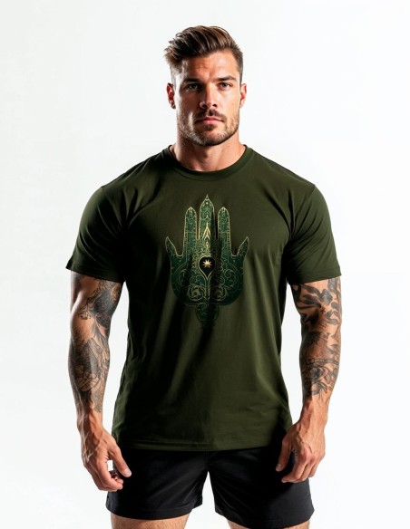 Camiseta Dry Fit UV 50+ Mística Mão de Fátima