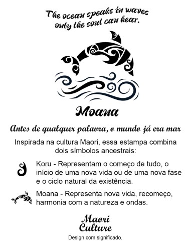 Camiseta Dry Fit UV 50+ Moana