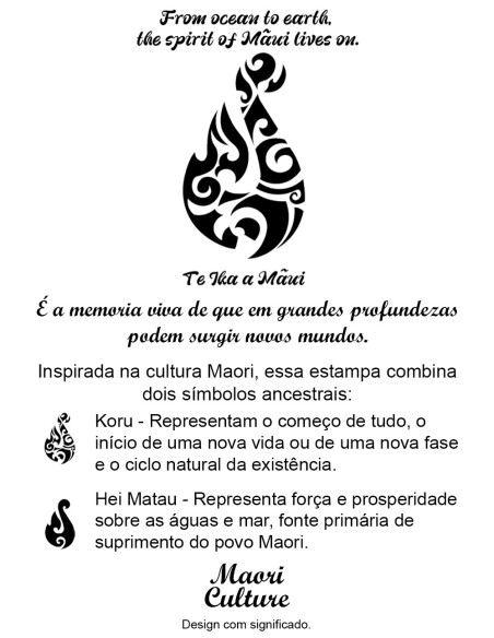 Camiseta Dry Fit UV 50+ Te ika a Maui