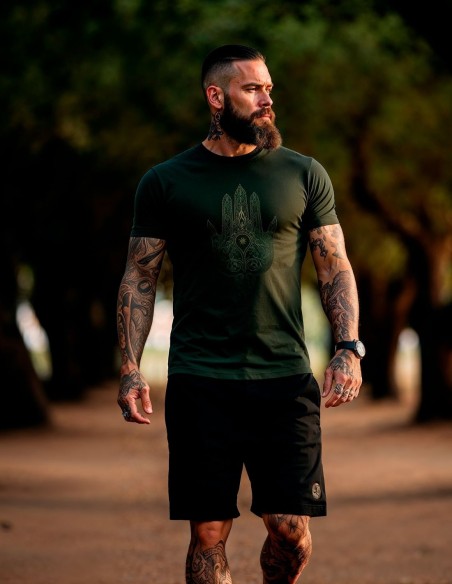 Camiseta Dry Fit UV 50+ Mística Mão de Fátima